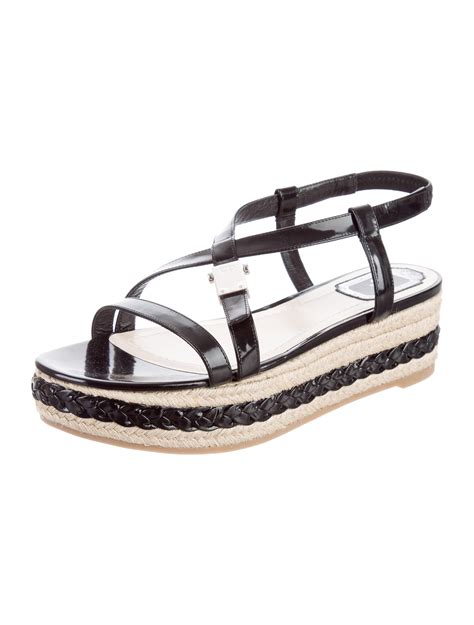 dior espadrille sandals|christian dior sandals women.